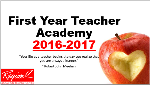 First Year Teacher Academy